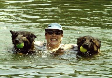 Paula with Bailey & Trevor